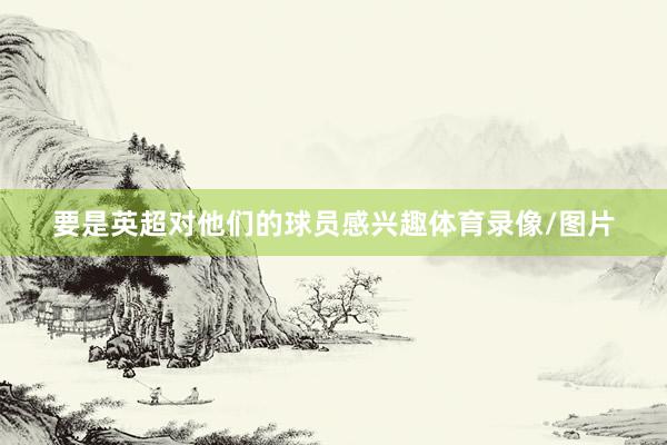 要是英超对他们的球员感兴趣体育录像/图片