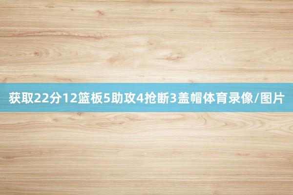 获取22分12篮板5助攻4抢断3盖帽体育录像/图片