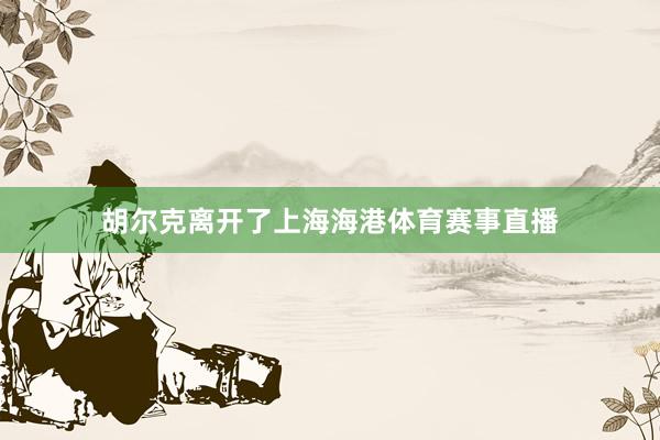 胡尔克离开了上海海港体育赛事直播