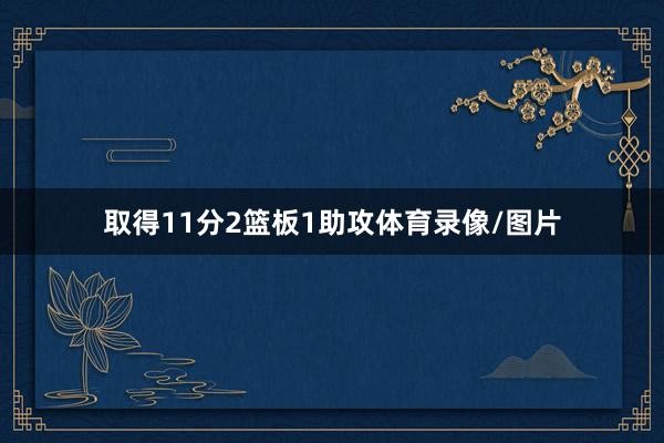 取得11分2篮板1助攻体育录像/图片