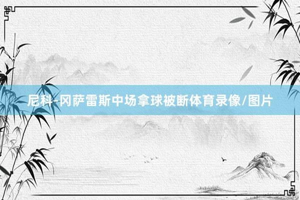尼科-冈萨雷斯中场拿球被断体育录像/图片