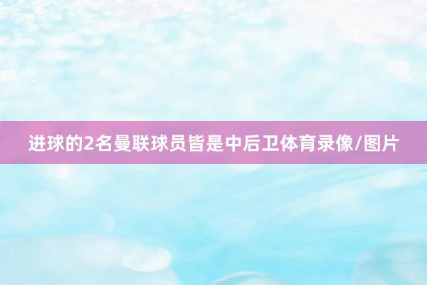 进球的2名曼联球员皆是中后卫体育录像/图片