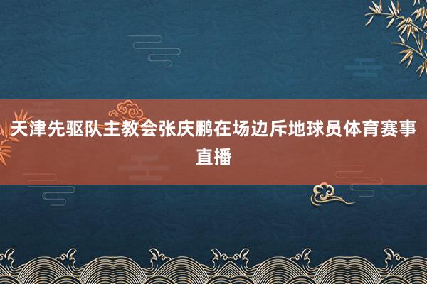 天津先驱队主教会张庆鹏在场边斥地球员体育赛事直播
