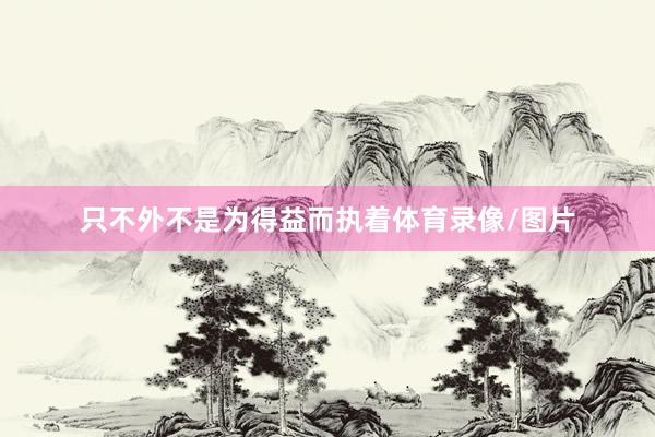 只不外不是为得益而执着体育录像/图片