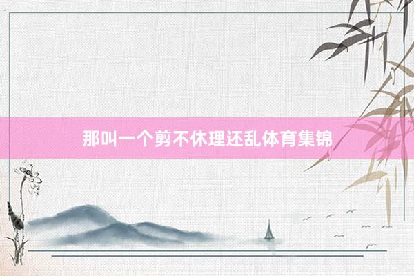 那叫一个剪不休理还乱体育集锦