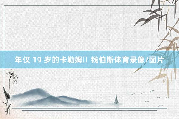 年仅 19 岁的卡勒姆・钱伯斯体育录像/图片