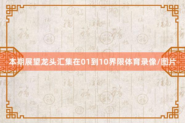 本期展望龙头汇集在01到10界限体育录像/图片