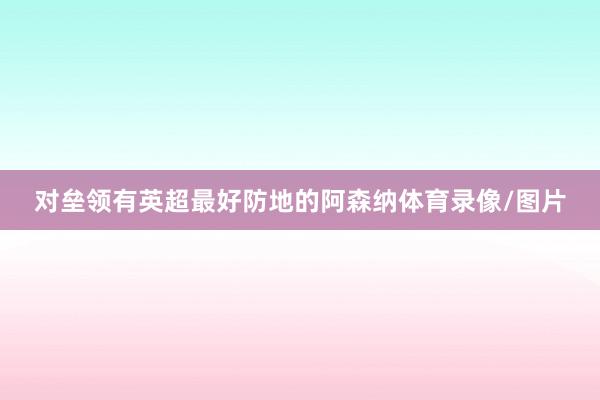 对垒领有英超最好防地的阿森纳体育录像/图片