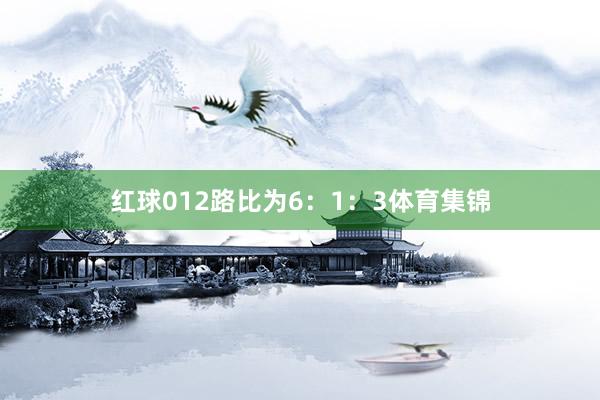 红球012路比为6：1：3体育集锦