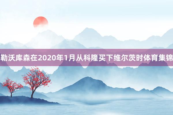 勒沃库森在2020年1月从科隆买下维尔茨时体育集锦