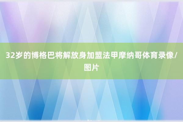 32岁的博格巴将解放身加盟法甲摩纳哥体育录像/图片