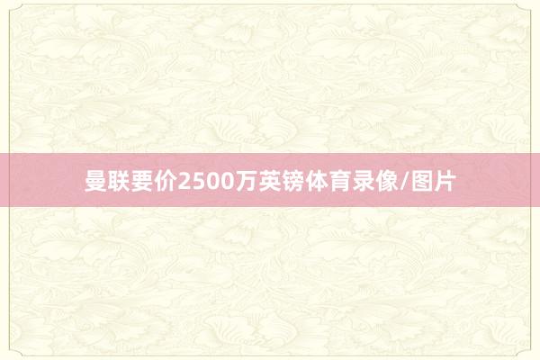 曼联要价2500万英镑体育录像/图片