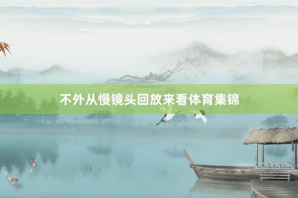 不外从慢镜头回放来看体育集锦