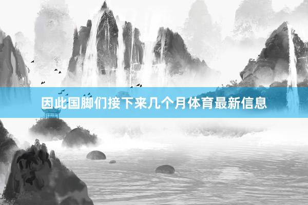 因此国脚们接下来几个月体育最新信息