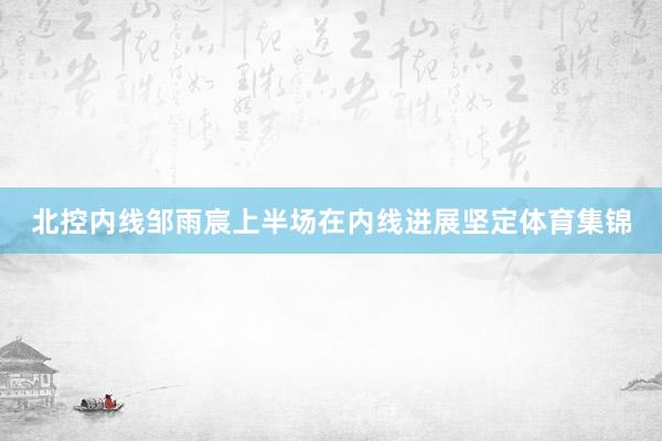 北控内线邹雨宸上半场在内线进展坚定体育集锦