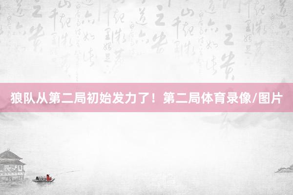 狼队从第二局初始发力了！第二局体育录像/图片