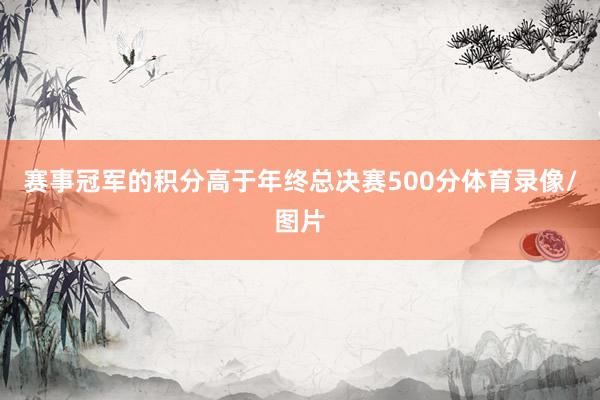 赛事冠军的积分高于年终总决赛500分体育录像/图片