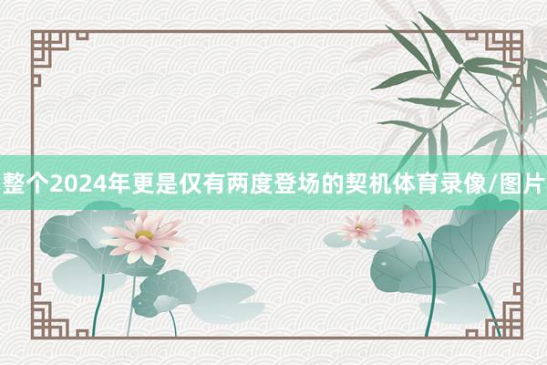 整个2024年更是仅有两度登场的契机体育录像/图片